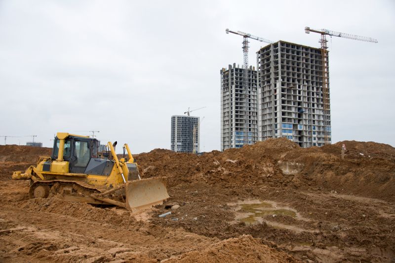 Commercial site grading