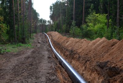Gas Line Trenching