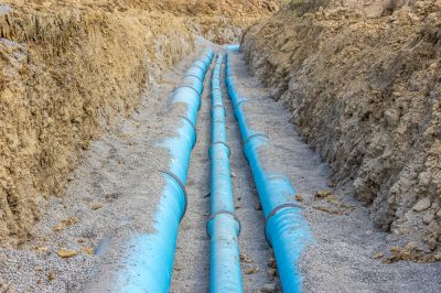 Water Line Trenching